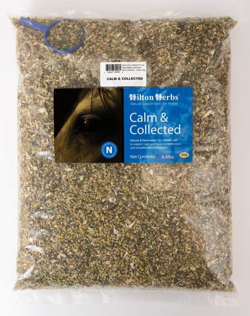 Hilton Herbs 1 Piece Calm & Collected 4.4 lb Horse Supplement Bag