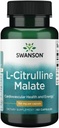 Swanson L-Citrulline Malate - エネルギー生産と健康な血液循環を促進するアミノ酸サプリメント - 全体的なウェルネスをサポートナチュラルフォーミュラ - (60カプセル、750mg各)