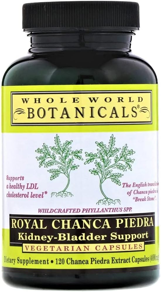 Whole World Botanicals Royal Chanca Piedra™ Kidney-Bladder Support 120 Veg Capsules, for Kidney and Bladder Health