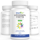 QuercetinとLiposomal Fisetinは1200 mg/のサービング、女性のための高い吸収のポリフェノールの酸化防止剤、無GMOのグルテンフリー、1本のびん-60のSoftgelsを補います