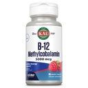 KALのビタミンB12のMethylcobalamin 5000mcg、健康なエネルギー、Metabolism、Nerve及び赤い血球サポート、*速い分解のActivMelts、最適吸収、自然なラズベリー味、90のサービング、90のマイクロ タブ