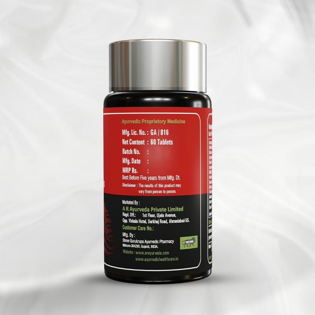 人のための馬の火のカプセル | スタミナ、筋肉成長、免除及び全面的な健康のためのアーユルヴェーダの補足