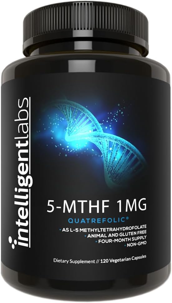 理性的な実験室 1MG 5-MTHF の Methylfolate、120 のカプセル、120 日の供給、Quatrefolic の活動化させた Folate、1MG = 1000mcg の 5 の methyltetrahydrofolate として最もよい価値の葉酸の補足