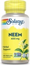 SOLARAY NEEM リーフ 400mg | ヘルシー・ブラッド・スキン・免疫・システムサポート | GMO・ヴィーガン・ラボ Verified | 100 VegCaps
