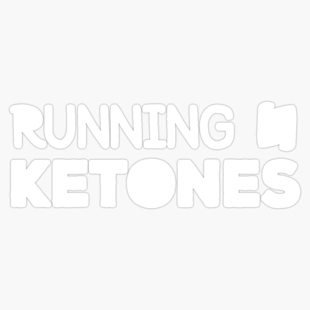 Ketones Ketoの食事療法の体育館のワークアウトの磁石のビニールの磁気ステッカーのサイズ5"で動く磁石