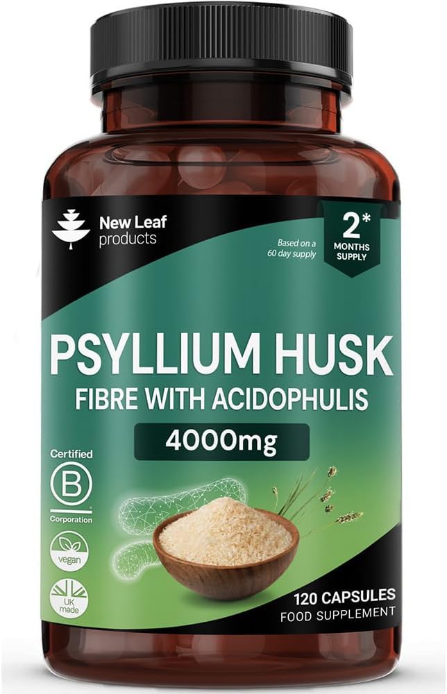 Psyllium のカプセルは Probiotics 繊維の補足の高吸収性の強さと高められた寄与しますプランターゴのオバタの種、Ispaghula の殻、イギリスでなされるグルテンフリーからの腸および消化器の健康に寄与します