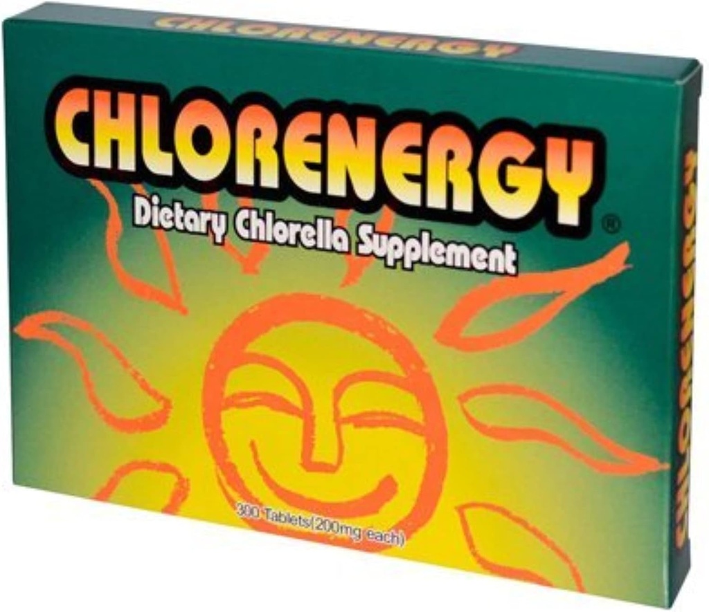 Chlorellaのタブレット、200のMg、300の計算