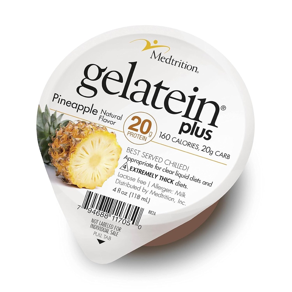 GelaTeinプラスパイナップル:20グラムのタンパク質。 明確な液体の食事療法、嚥下困難、透析および腫瘍学のために理想。 素晴らしいプレまたはポストワークアウトスナック。 (36パック)...