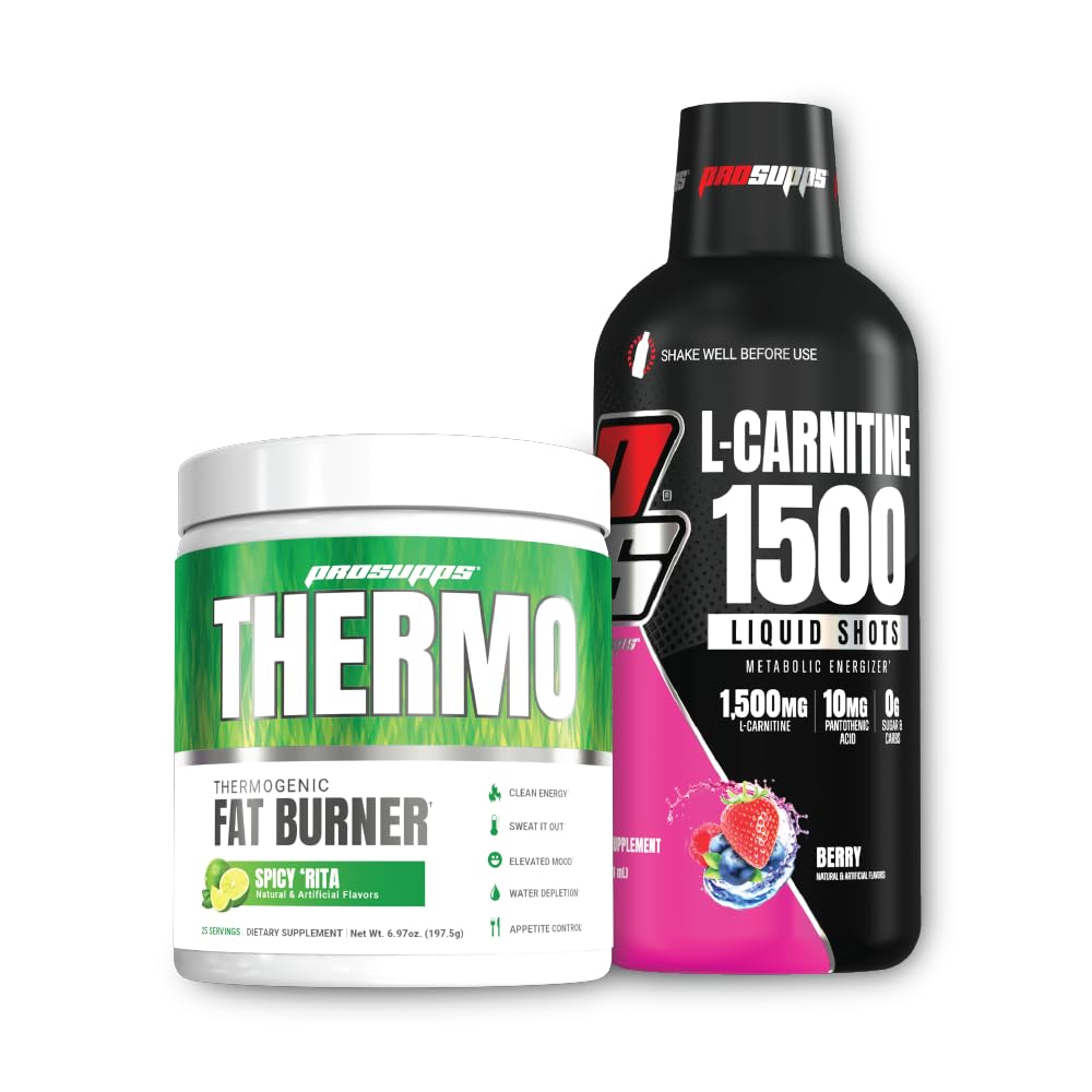 PROSUPPS の熱脂肪燃焼のThermogenic粉のスパイシーなリタおよび 1500 L カルニチンの果実-重量管理および前のワークアウト-エネルギー、気分、食欲制御-