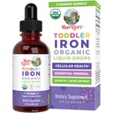 MaryRuth Organic Iron Supplement for Toddlers | 乳鉄サプリメント 1-3 | 鉄欠乏症の鉄サプリメント | フェロッシェル | 砂糖フリー | 完全菜食主義者 | 完全菜食主義者 | 完全菜食主義者 | グルテンフリー | 2 Fl Oz