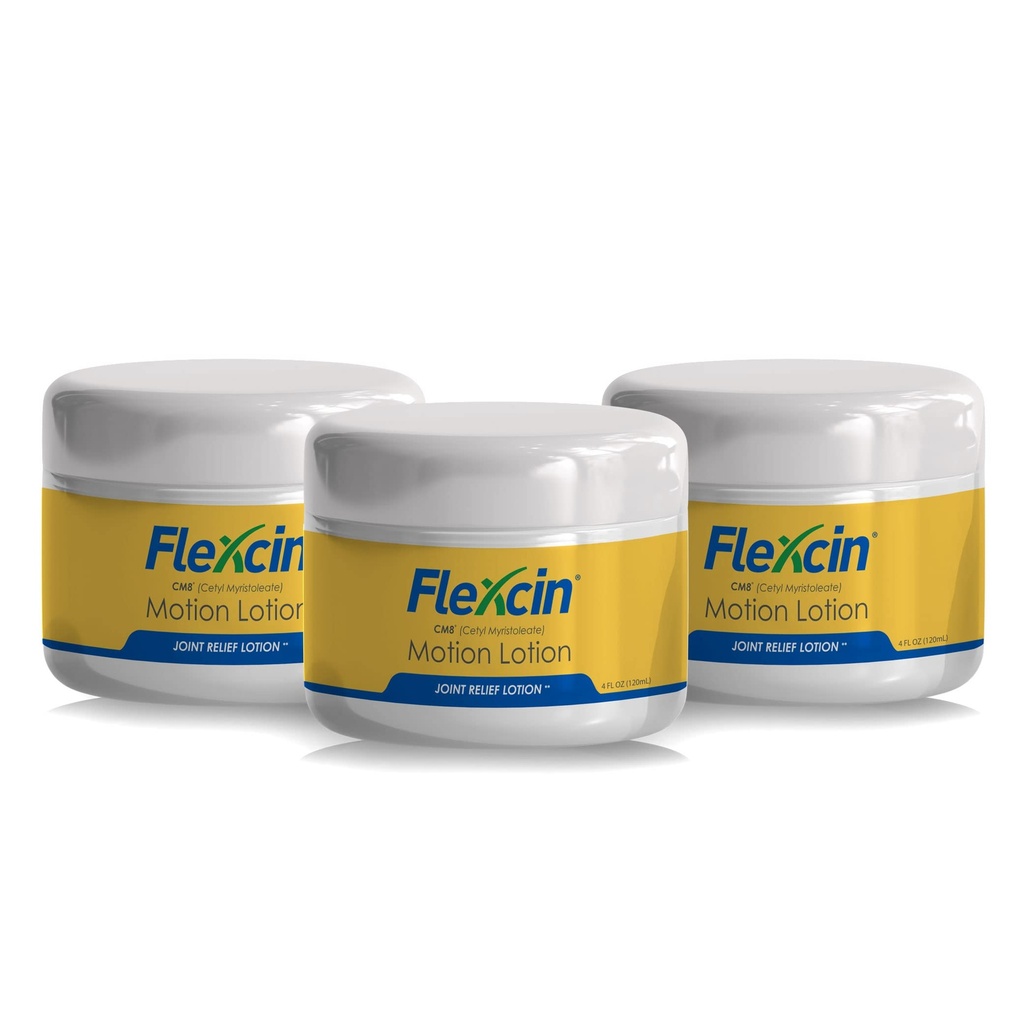 CM8モーションローション4オンスジャー付きFlexcin - 3パック(4オンスジャー)