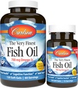 Carlson - The Very Finest Fish Oil, 700 mg Omega-3s, Norwegian, Sustainably Sourced, Lemon, 150 Count