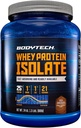 BODYTECH Whey Protein Isolate Powder - サービングあたりのタンパク質の25グラム、ポストワークアウトマッスルビルディングと成長のための理想的な、リッチチョコレート味、ミルク&大豆が含まれています(1.5ポンド/ 21サービング)