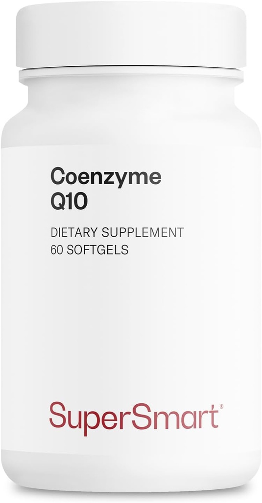 Supersmart - Co-Enzyme Q10 (CoQ10) 1日あたりの90mg - TocopherolとビタミンEのUbiquinolの補足 非GMO及びグルテンフリー- 60 Softgels