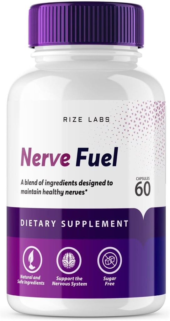 rize の実験室-Nerve の燃料のカプセルの補足は Nerve の痛みの強度そして頻度を減らすために、エネルギーを回復のための丸薬、Nerve の終りの苦痛を緩和するために使用される(60 のカプセル)