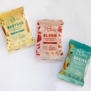 Happy Hormone Bars l Protein Cycle Syncing Bars with Organic Ginger l Promotes Hormone Balance l Supports Fertility, Egg Quality, PMS & Sperm Health (28 pack, Cycle Sync Stack (5 chai spice, 9 cherry berry, 14 nutty cacao))