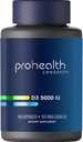 ProHealthのビタミンD3 5000 IU (5000 IU、100のカプセル)