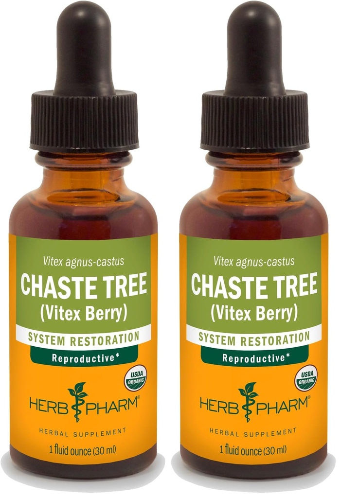 女性の生殖システム サポートのためのハーブの Pharm の箱の木の液体のエキス - 1 つの Ounce (DCHASTE01) (2 のパック)