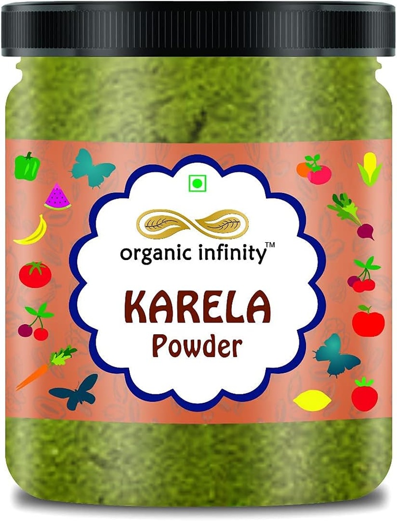 Karelaの粉、ビターのメロンの粉、食べる食用食用の丘の毛の成長の減量ジュース- 200 GM