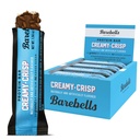 Barebells Protein Bars Creamy Crisp - 12 カウント、20g 高蛋白御馳走 - 1g 総砂糖とチョコレート栄養バー - On-The-Go 朝食またはポストワークアウトスナック
