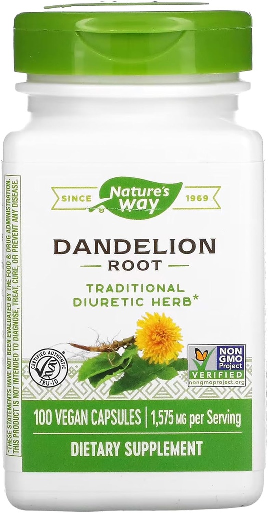 Nature's way Dandelion Root - 100 カウント