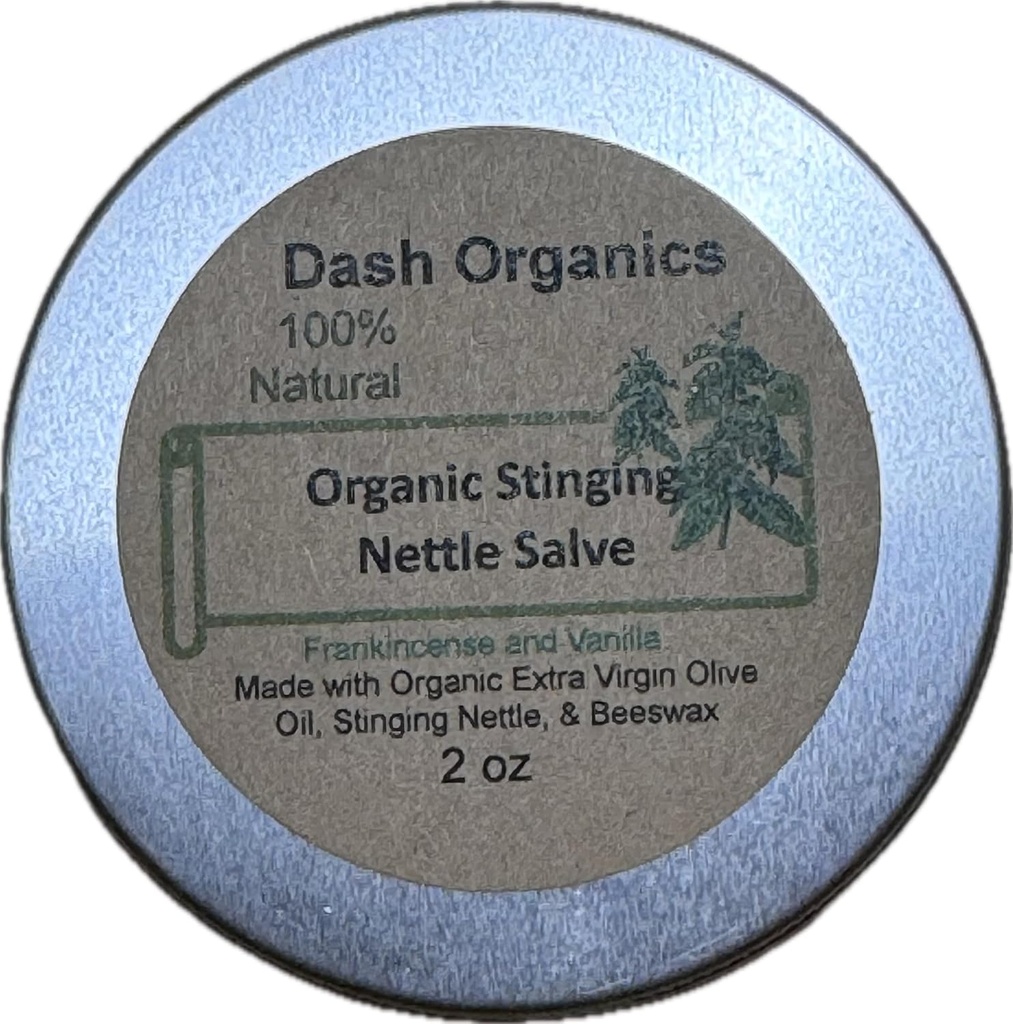 DASH ORGANICS オーガニックストッキング イラクサ | バニラ&フランキンセンス | 2oz ハーブバーム