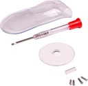 Apex Glasses Repair Kit - Eyeglass Repair Kit with Small Screwdriver,Eyeglass Screws, Magnifying Glass, Screw Guide, & Storage Pouch - Universal Eyeglass Repair Kit for Reading Glasses, & Sunglasses