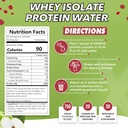 XMafia - タンパク質水、明確なタンパク質粉末 - 30 サービング、20gタンパク質、27 oz - Hydrator Whey Isolate - 0g Lactose、0g砂糖、Keto-Friendly - Apple - Isoジュースプロテイン、ポストワークアウト