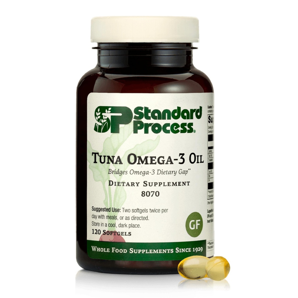 標準的なプロセスTuna Omega-3オイル-頭脳及び目の健康サポート補足-Omega-3の必須の脂肪酸の補足-補助皮の健康への栄養の補足- 120のSoftgels