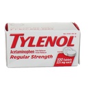 TylenolのRegの強さ100'Sのサイズ100ct Tylenol 325のMgの規則的な強さの苦痛Reliever