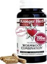 Kroegerハーブ製品、Wormwoodハーブ、ブラックウォールナット、Clove、Quassia、Worm Wood Detoxクレンジング - ベジタリアンカプセル、非GMO、グルテンフリー、防腐剤やフィラー - 100カプセル、米国製
