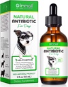 Natural Dog Antibiotics Supplement – Herbal Antibiotics Drops for Immune, Allergy & Skin Support – Itchy Skin, Ear & Hot Spot Relief – for All Breeds