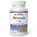 自然な要因、自然な眠りの援助による圧力RelaxのMelatonin 5のmgは、睡眠漏出周期、90のchewableタブレット(90のサービング)、Peppermintの味をリセットします