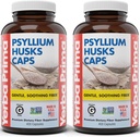 Yerba の Prima の syllium の殻の帽子、625 の mg、400 のカプセル(2 のパック) -人および女性のための自然な繊維-規則的なサポート補足
