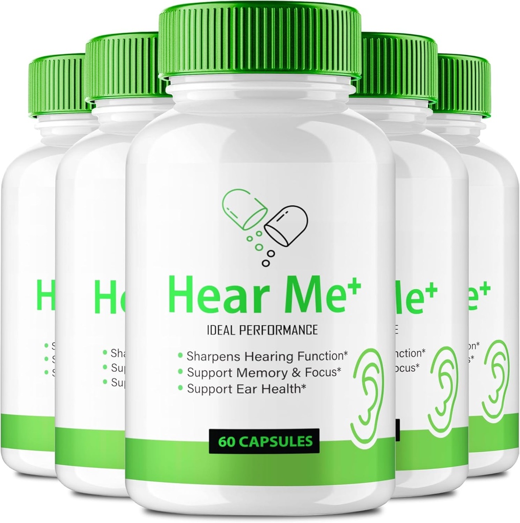 Hear Me + Tinnitus Relief for Ringing Ears Capsules, HearMe+ Ear Health Supplement, HearMe Plus - Maximum Strength, Hear Me Plus Advanced Support Formula Reviews (5 Pack)