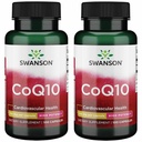 Swanson CoQ10 - 心臓の健康、エネルギーサポート、およびエイドの全体的な心臓血管系の健康を促進するのに役立ちます - Coenzyme Q10サプリメントを維持するのに役立ちます - (100カプセル、120mg各)(2パック)