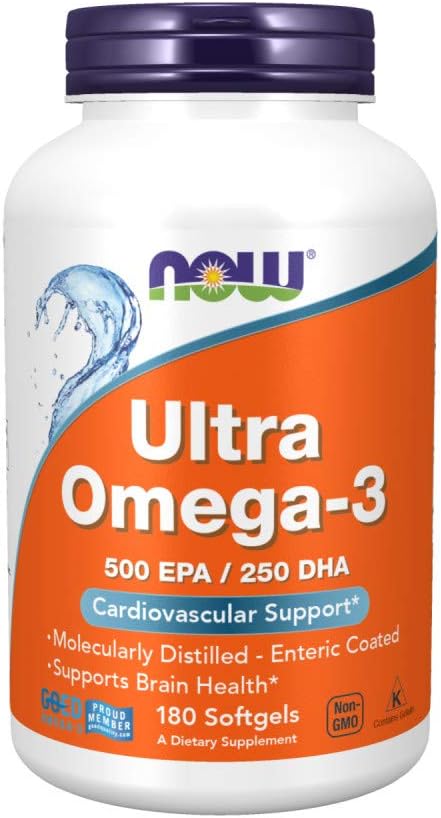 NOWフーズ - 超オメガ-3 500 EPA/250 DHA - 180 Softgels