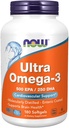 NOWフーズ - 超オメガ-3 500 EPA/250 DHA - 180 Softgels