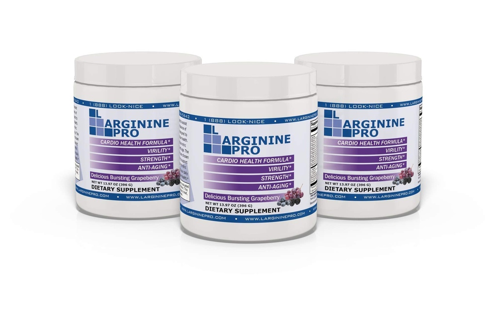 L-ARGININE PRO | 5,500mg L-アルギニンプラスL-Citrulline 1,100mgグレープパウダードリンクミックスサプリメント 窒素酸化物産出量増加