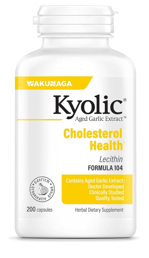 Kyolicはニンニクのエキスの方式104のコレステロールの健康を老化させました
