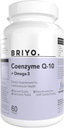 CoenzymeQ10 + Omega 3-150 mg Omega 3 + 100 mg Omegas 3 with Lycopene and Selenium for Heart Health, 細胞エネルギー, 抗酸化サポート