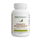 BiOptimizers Probioticブレークスルー - Lactobacillus Plantarum OM Probiotics & Prebiotics Gutのための健康サプリメント, 消化 & 女性男性高齢者のための免疫サポートプロバイオティクス – 120 ビーガンカプセル