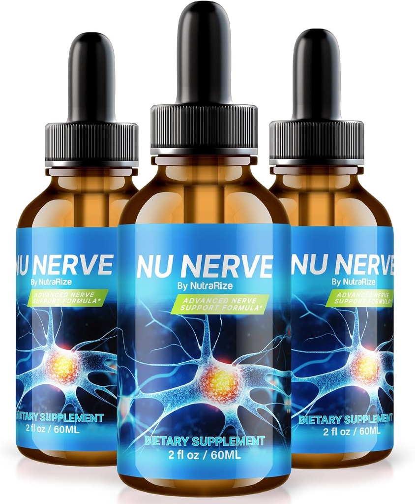 NutraRize(Nue Nerve Drops、Nerve Health Support、All Natural Potent Supplement、Nerve Growth栄養式、公式血清低下レビュー(90のサービング)