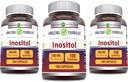 アメイジングフォーミュライノシトール500 Mg | カプセルサプリメント | 非GMO | グルテンフリー | アメリカ製(3個入り | 100個入り)