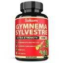 Satoomi 純粋な Gymnema Sylvestre カプセル エキス - 90 カプセル 3 ヶ月 - Neem 葉、聖バジル ・ ターメリック クルクミン ルートと組み合わせて