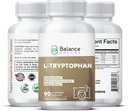 L-Tryptophan 250mg、90 Vegのカプセル - 残りの睡眠とリラックスのためのサプリメント