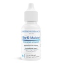 バイオ医薬品の研究バイオK Mulsion液体ビタミンKドロップ - 500 mcg / S - 大人のためのビタミンK1 フィトナーデ - VIT Kサプリメント - 強力な骨、心臓の健康、血液凝固サポート、1 fl oz
