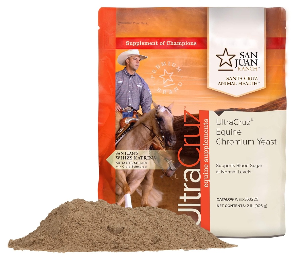 UltraCruz - 馬のためのsc-363225 Equineクロム酵母の補足、2つのlb、粉(454日の供給)
