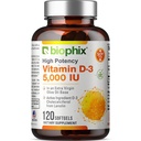 ビタミンD3 5000 IU Softgels 120カウント(125mcg) - ビタミンD-3エクストラバージンオリーブオイル非GMO大豆無料男性と女性 - Vit 3Dサプリメントサポート強力な骨&免疫健康