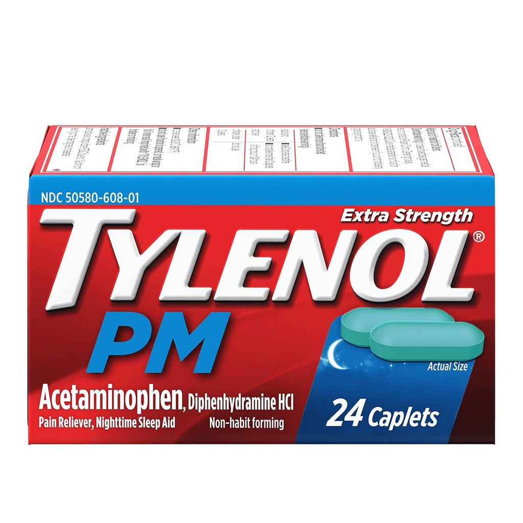 Tylenol- PMの余分強さの小包、24の計算